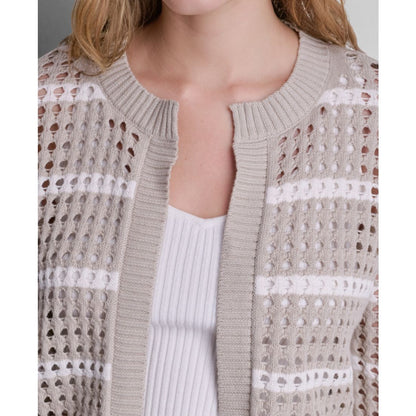 Dkny Jeans Women's Relaxed Fit Open-Front Cardigan