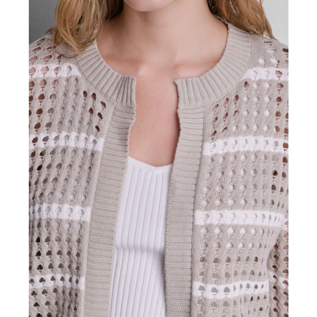 Dkny Jeans Women's Relaxed Fit Open-Front Cardigan