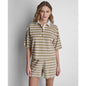 Dkny Jeans Women's Striped Polo T-Shirt
