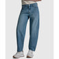 Dkny Jeans Women's Mid-Rise Barrel-Leg Cotton Jeans