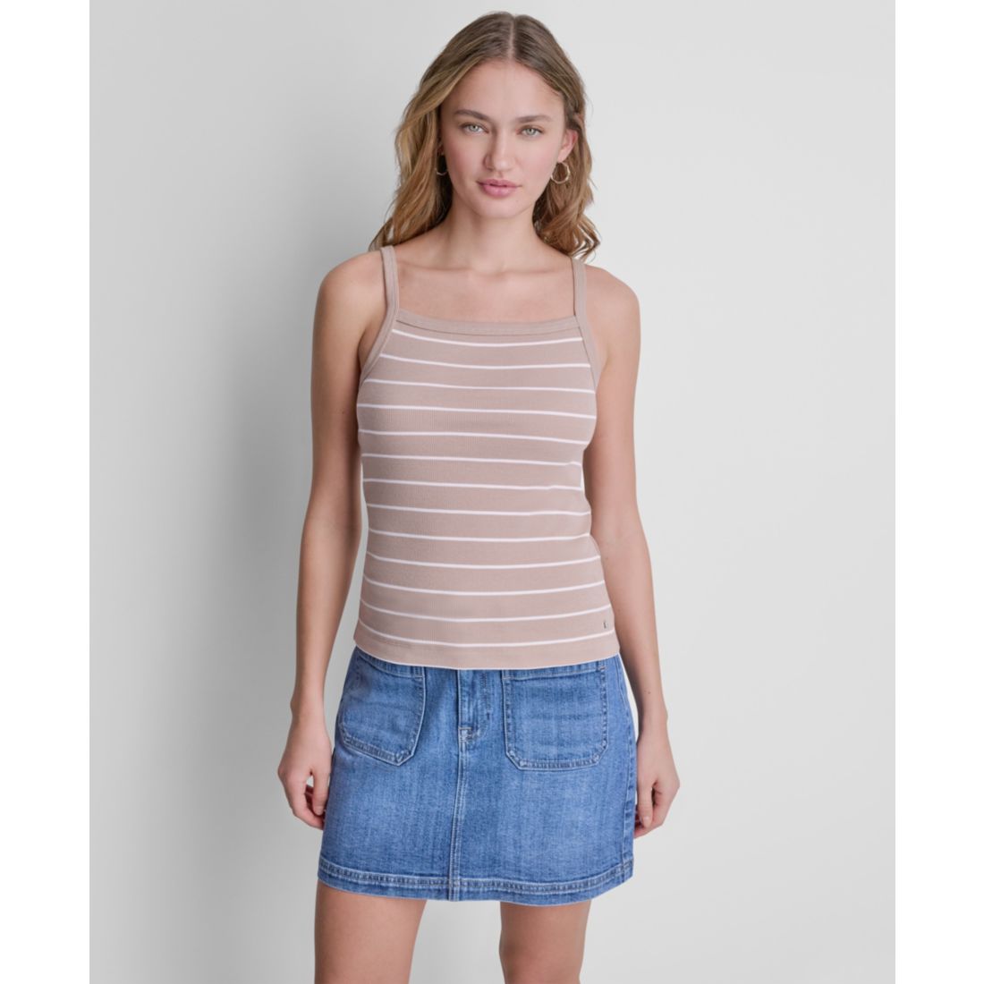 Dkny Jeans Women's Square Neck Tank Top