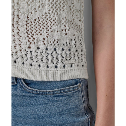 Dkny Jeans Women's Short-Sleeve Crewneck Cardigan