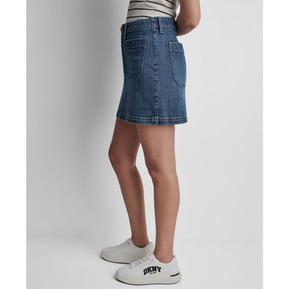 Dkny Jeans Women's High-Rise Mini Skirt