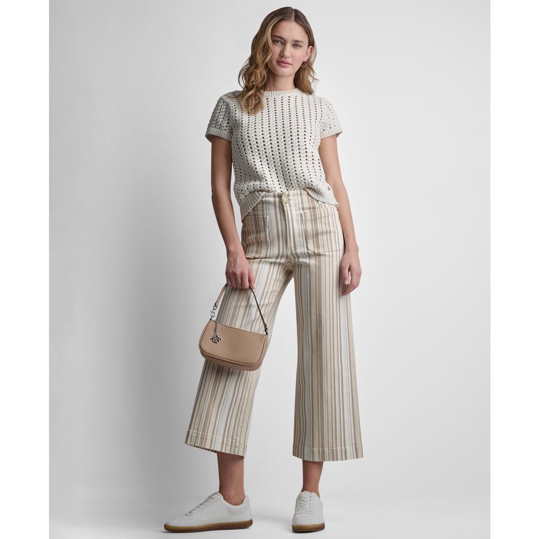 Dkny Jeans Women's High-Rise Wide-Leg Pants
