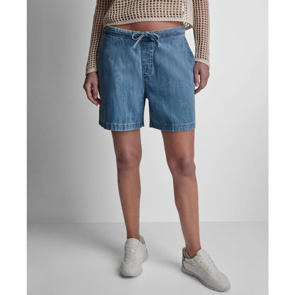 Dkny Jeans Women's Mid-Rise Pull-On Shorts
