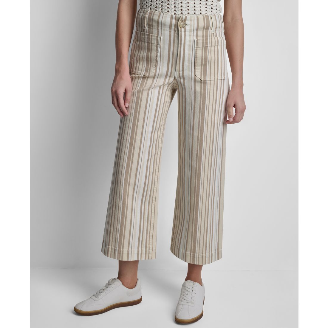 Dkny Jeans Women's High-Rise Wide-Leg Pants