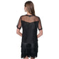 Dkny Women's Fringe Detail Crewneck Top