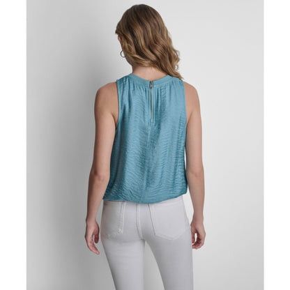 Dkny Women's Sleeveless Twinkle Bubble Tank Top