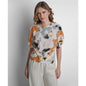 Dkny Women's Dolman-Sleeve Printed Top