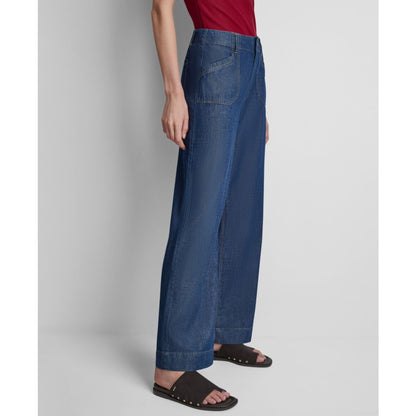 Dkny Women's Cotton Straight Leg Pants