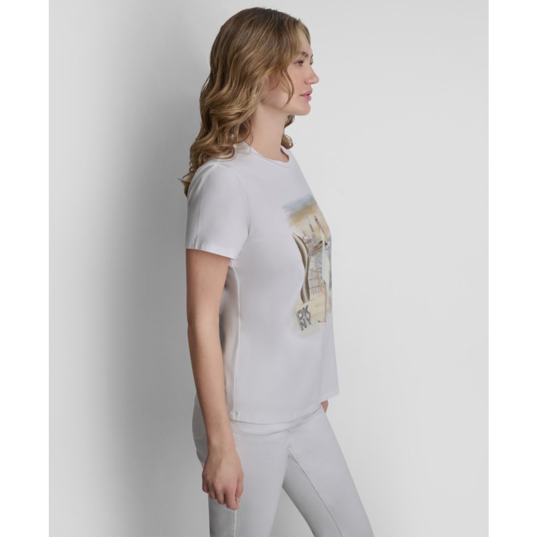 Dkny Women's Short-Sleeve Graphic T-Shirt