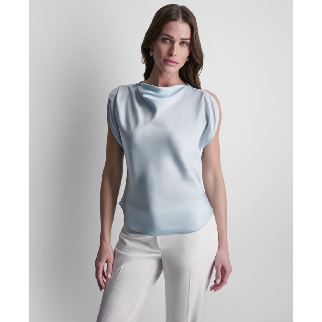 Dkny Women's Flutter Short-Sleeve Top