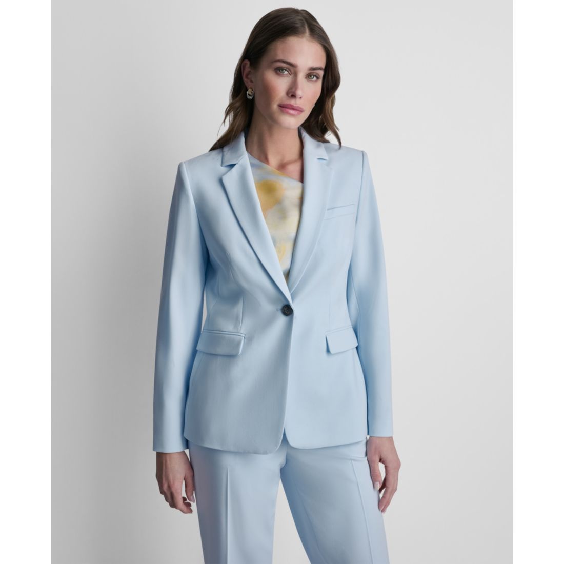 Dkny Women's Long-Sleeve One-Button Jacket