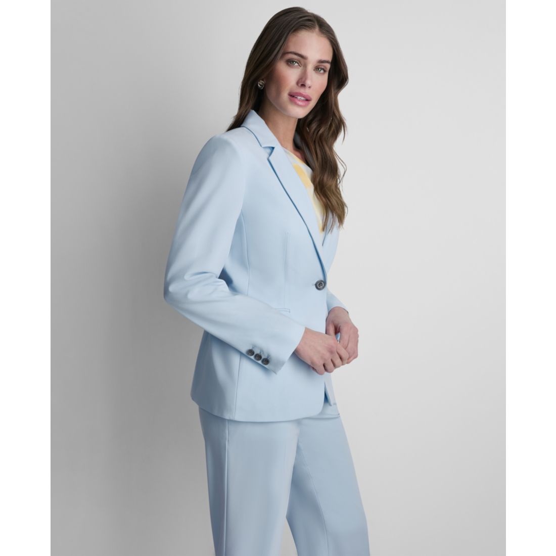 Dkny Women's Long-Sleeve One-Button Jacket