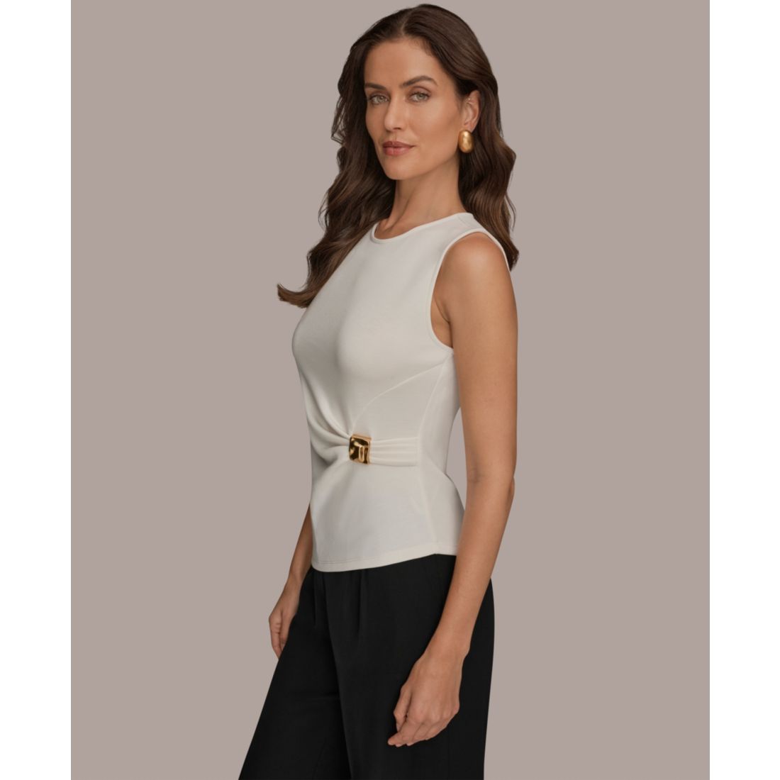 Donna Karan New York Women's Crewneck Top