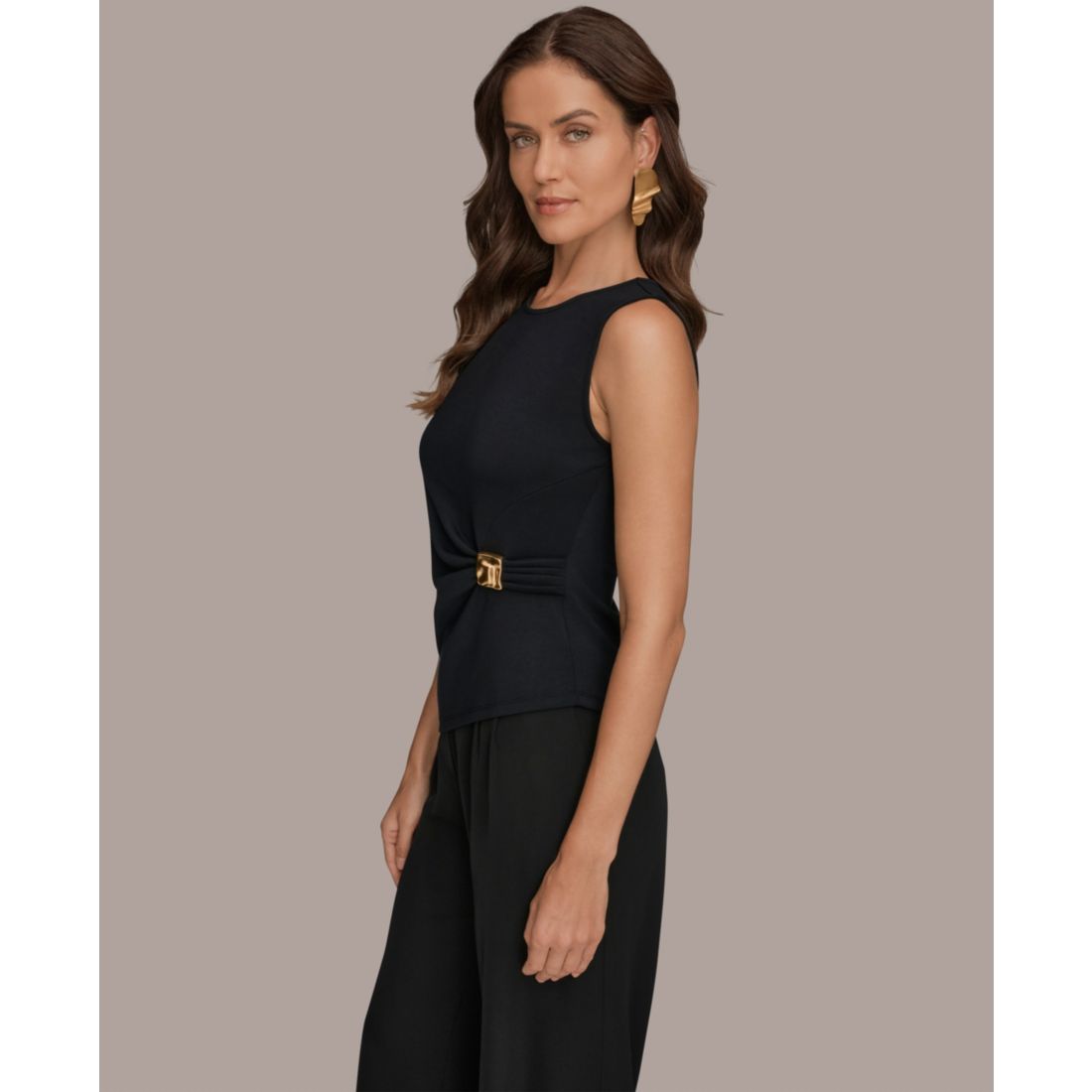 Donna Karan New York Women's Crewneck Top