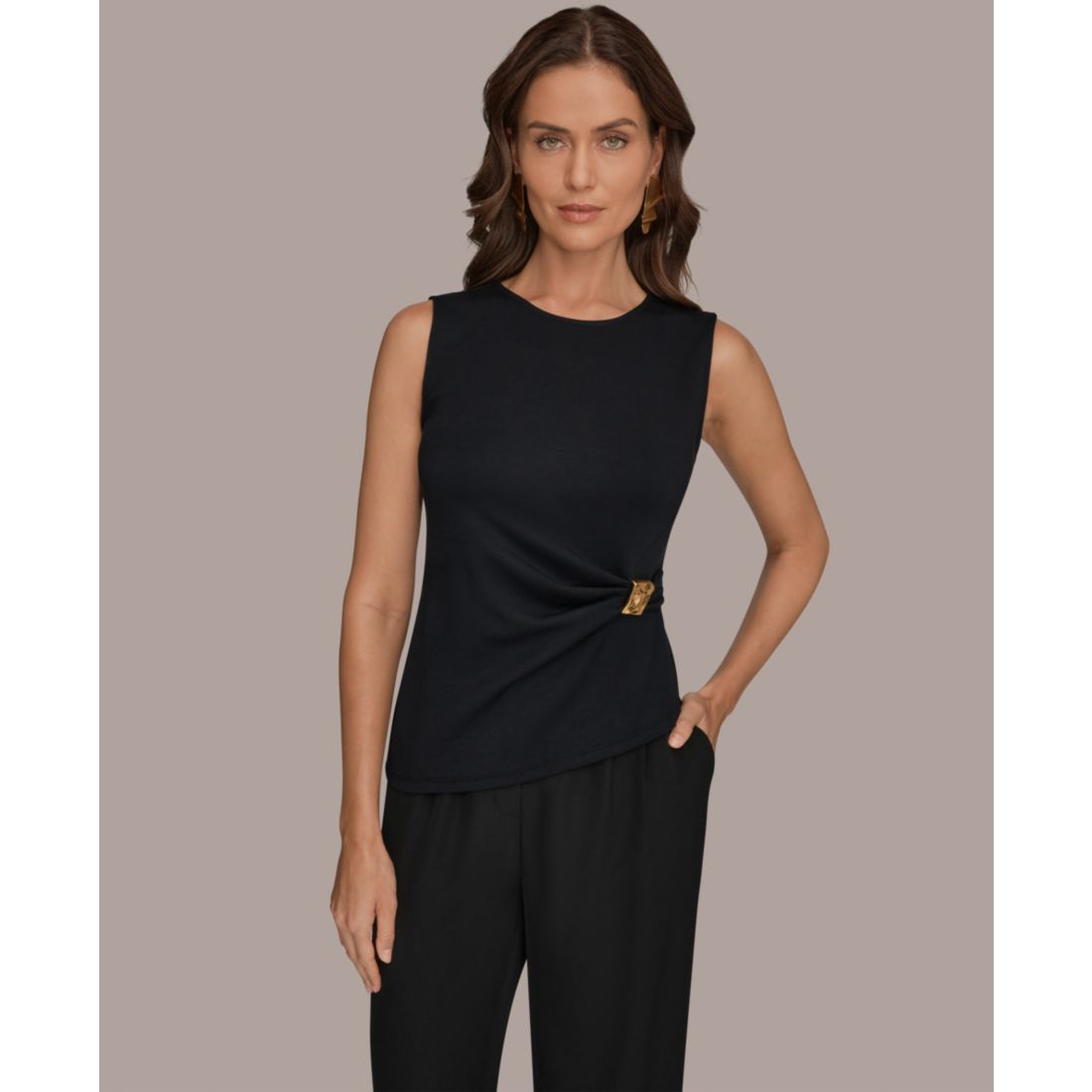 Donna Karan New York Women's Crewneck Top