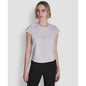 Dkny Women's City Ponte Knit Cap-Sleeve Crew Neck Top
