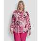 Dkny Plus Size Printed Button-Front Top