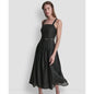 Dkny Women's Square Neck Sleeveless Midi Dress