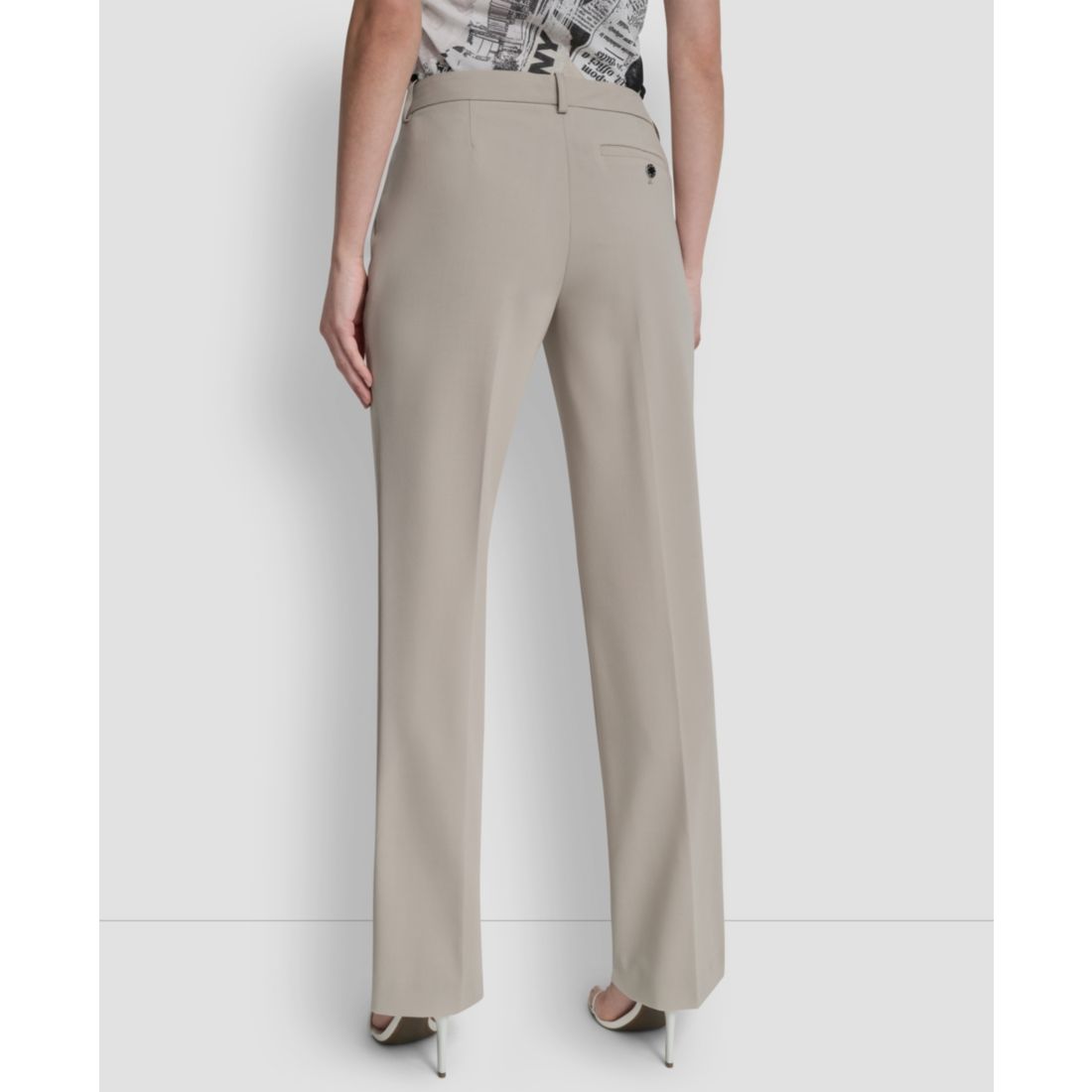 Dkny Women's Modern-Fit Front-Pleated Trousers