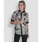 Dkny Women's Newspaper-Print Woven Blouse
