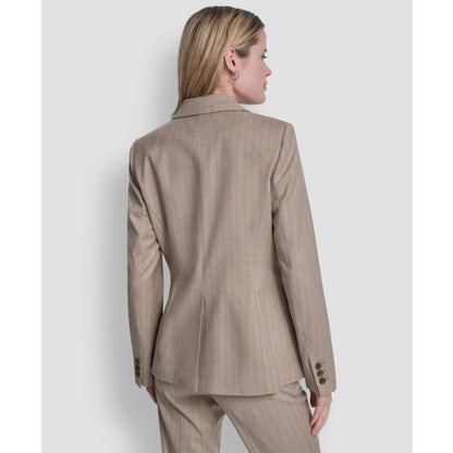 Dkny Women's Vertical Pinstripe Blazer Jacket