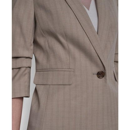Dkny Women's Vertical Pinstripe Blazer Jacket