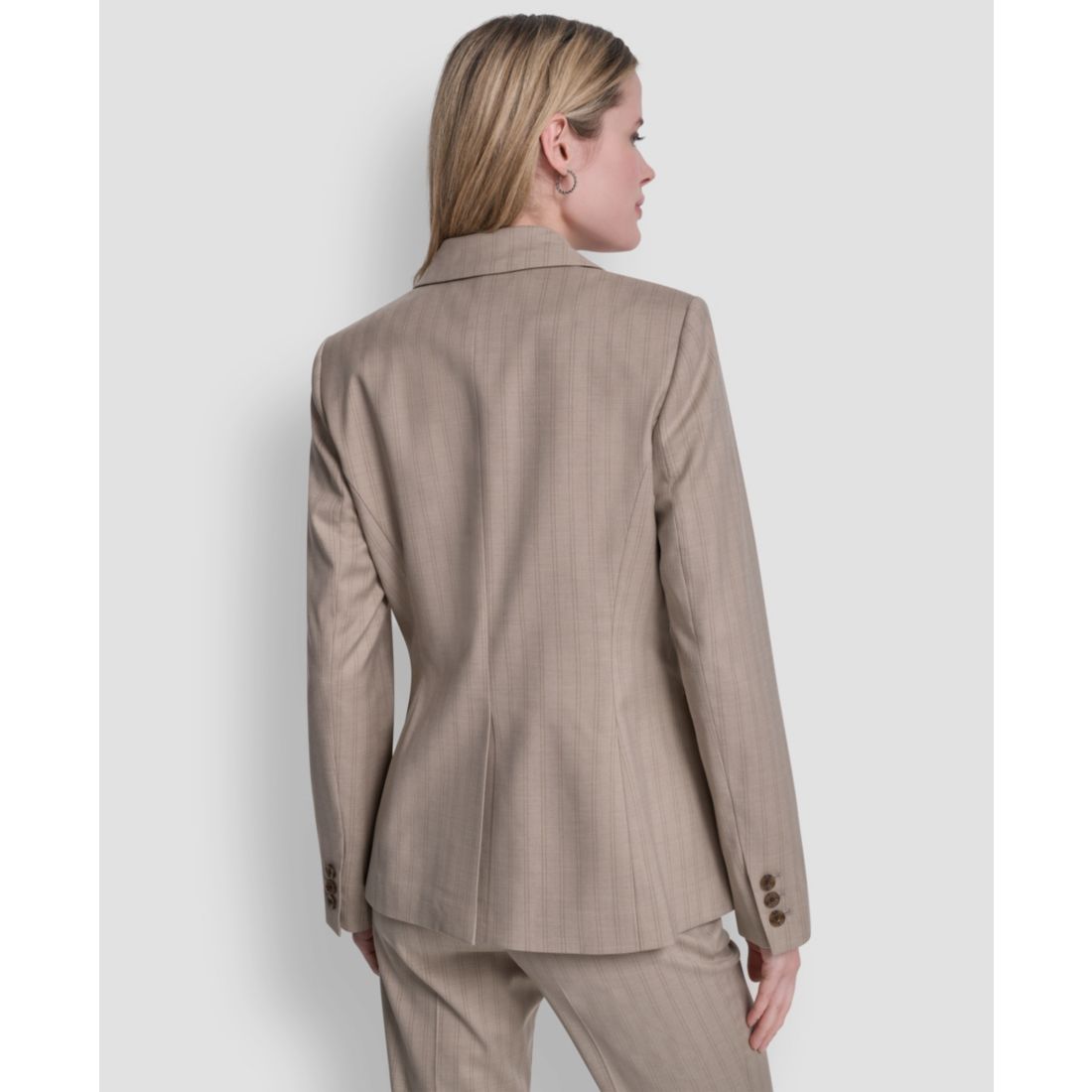 Dkny Women's Vertical Pinstripe Blazer Jacket