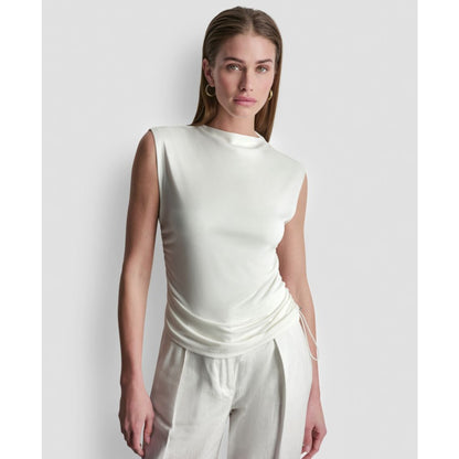 Dkny Women's Sleeveless Pique Top