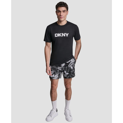 Dkny Men's Short-Sleeve Rash Guard Swim T-Shirt