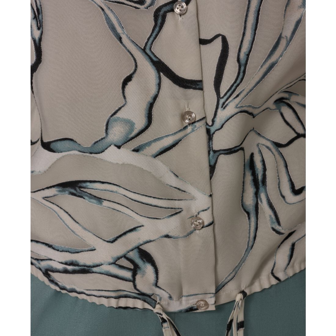 Donna Karan New York Women's Long-Sleeve Printed Shirt