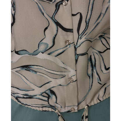 Donna Karan New York Women's Long-Sleeve Printed Shirt
