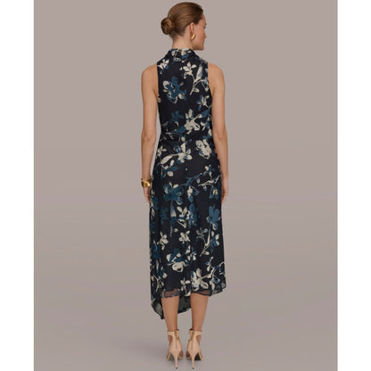 Donna Karan New York Women's Floral Sleeveless Dress