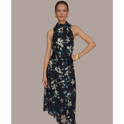 Donna Karan New York Women's Floral Sleeveless Dress