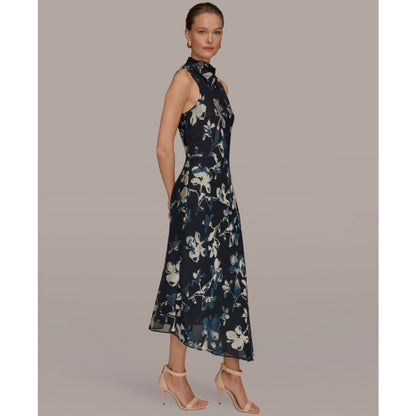 Donna Karan New York Women's Floral Sleeveless Dress