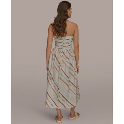 Donna Karan Weekend Women's Strapless Midi Dress