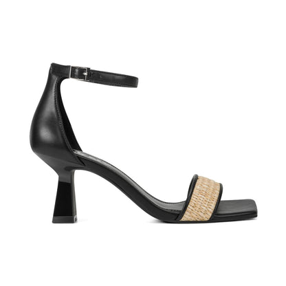 Dkny Women's Krazz Raffia Ankle Strap Sandals