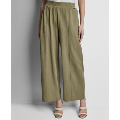 Dkny Women's Mini Logo Ewaist Pull-On Pants
