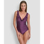 Dkny Ruffle Plunge Underwire Tummy Control One-Piece Swimsuit, Created for Macy's