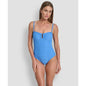 Dkny Women's Textured Shirred One-Piece Swimsuit