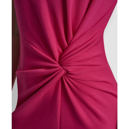 Dkny Women's Sleeveless Jewel Neck Knot Front Dress