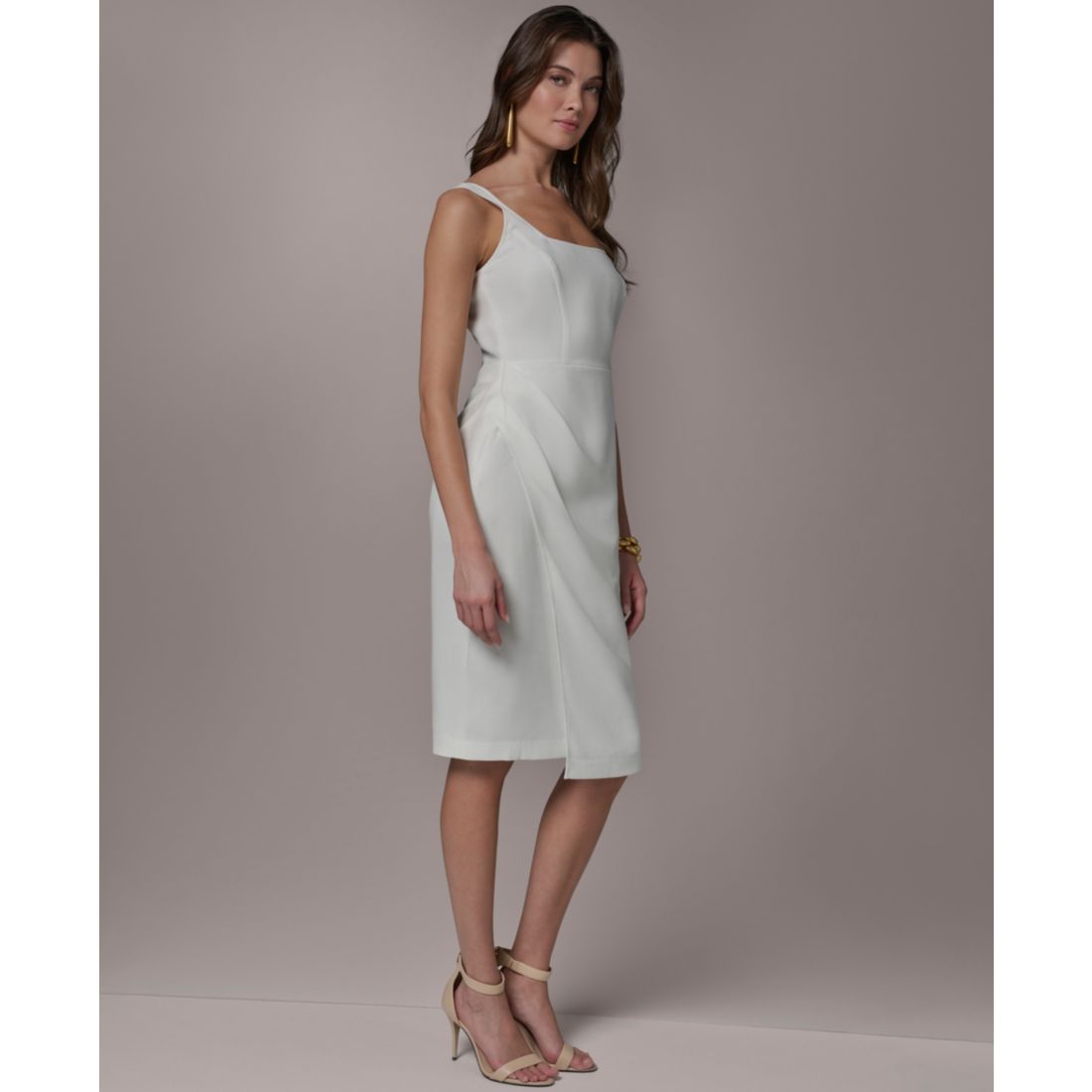 Donna Karan New York Women's Square Neck Sheath Dress