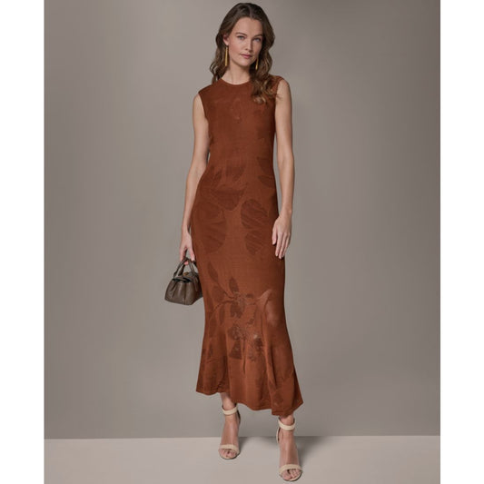 Donna Karan New York Women's Crewneck Midi Dress