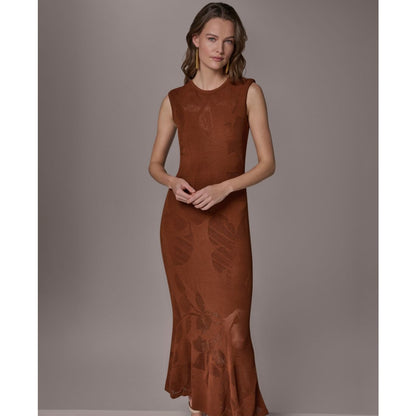 Donna Karan New York Women's Crewneck Midi Dress