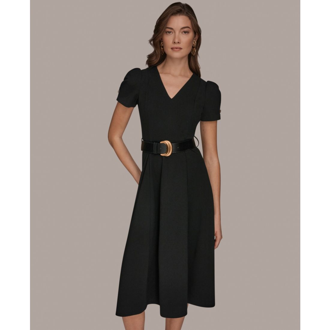 Donna Karan New York Women's A-Line Midi Dress