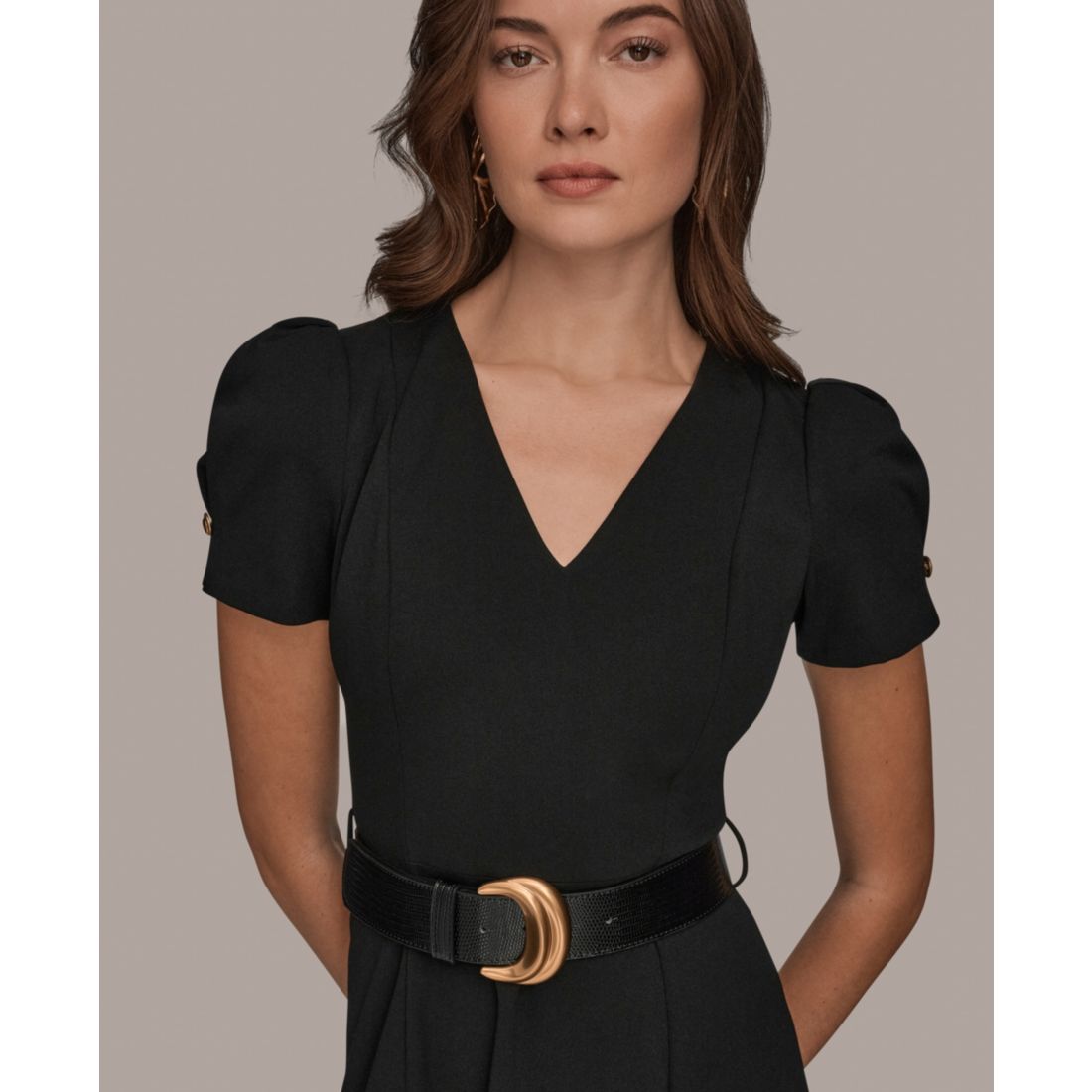 Donna Karan New York Women's A-Line Midi Dress