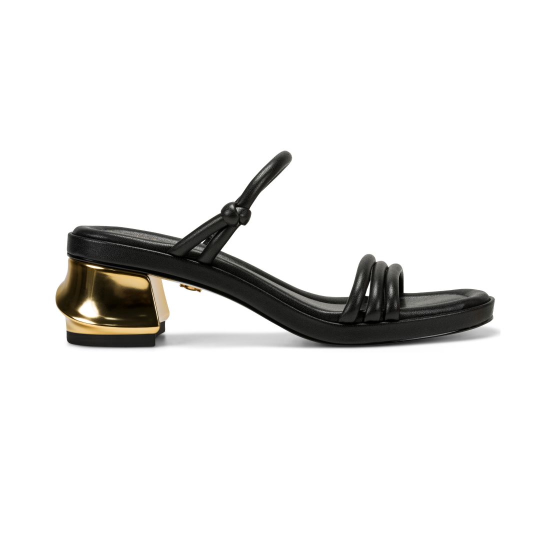 Donna Karan New York Women's Tafeta Multi Band Heeled Sandals