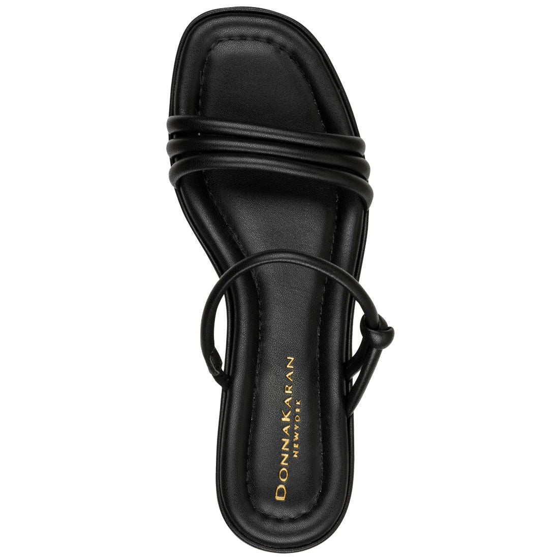 Donna Karan New York Women's Tafeta Multi Band Heeled Sandals
