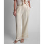 Dkny Jeans Petite Smocked Encased Elastic Waistband Ankle Length Pants
